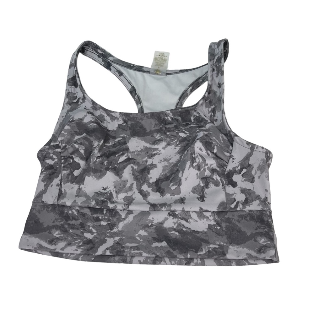 Sports Bra - NWT made for yoga, the gym & anywhere in between- Grey Sky Box10-57